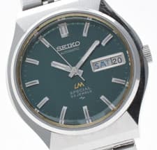 【EXC＋5】SEIKO 5216-7040 Roadmatic 23 Jewels Automatic Green JAPAN
