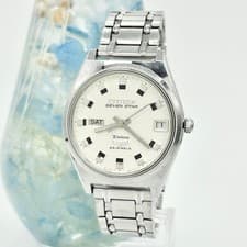 Citizen 4 520131 Deluxe Seven Star Automatic Watch Silver Dial Stainless