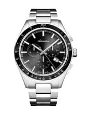 ADRIATICA Men Casual Watch Classic Dress Black Dial Waterproof Swiss Chronograph