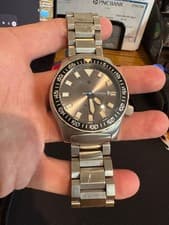 Halios Blue Ring 45mm Stainless Steel Automatic Divers Watch w/ Bracelet Box