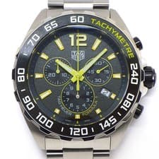 TAG Heuer Watch Formula 1 Chronograph CAZ101AG.BA0842 Date SS Ceramic Quartz