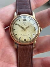 Vintage Glashutte GUB Automatic 23 Rubis Men’s Watch Date Cal 67.1 34mm 1970s