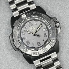 LUMINOX 3250 Series 3252B.O Swiss Quartz Stainless Steel Blackout Watch Men's