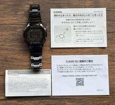 Casio G-Shock GMW-B5000GD-1JF Bluetooth W/Manual Tested Japan Used F/S