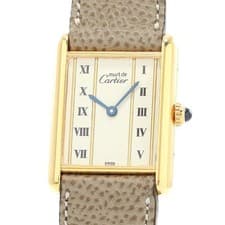 Cartier Must Tank LM Vermeil 590005 #250