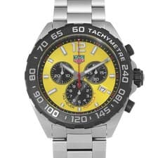 Tag Heuer Formula 1 Chronograph CAZ101AM.FT8054 (CAZ101AM) Yellow Dial #W2807