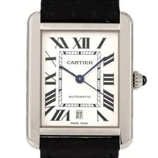 Authentic Cartier Tank Solo XL W5200027 Stainless Steel Mechanical Automatic...