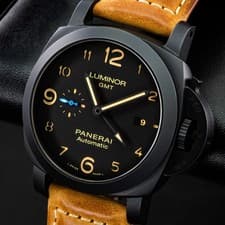 Panerai Luminor 1950 3 Days GMT Automatic 44mm Black Dial PAM01441 Complete