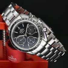 Omega Speedmaster Racing 40mm Black Dial 32630405001001 Chronograph Full Set