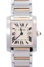 Cartier Tank 25mm White Dial Watch Ref# W51012Q4