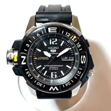 Seiko 5 SPORTS 7S36-02K0 Map Meter 23 Jewels Automatic Working