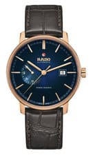 Rado Coupole SWISS Automatic Blue Dial Brown Leather Strap Men's Watch R22879125