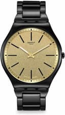 Skin Irony 42 Unisex Watch Casual Plastic Black Quartz Waterproof Dashing Slate