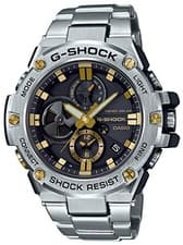 Casio Mens Watch G-STEEL Smartphone Link GST-B100D-1A9JF Silver