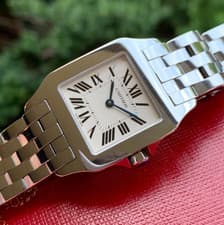 Cartier Santos Demoiselle Ladies Midsize 26mm W25065Z5 Wristwatch - Mint
