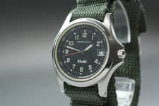 [ Exc+5 ] Hamilton Khaki 8775 US Army Air Force  Date 37mm Quartz Men From JAPAN