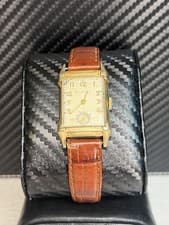 Vintage Bulova 10K Rolled Gold Filled Tank Watch
