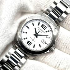 Longines Conquest Day L3 376 4 Quartz Womens Watch wrist 15cm Dress Luxury