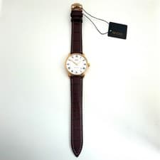 MIDO Baroncelli M8600.2.21.8 Automatic Watch Silver Dial Date Leather Box Swiss