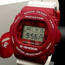 CASIO G-SHOCK DW-5750E A Bathing Ape Collaboration Watch New Unused