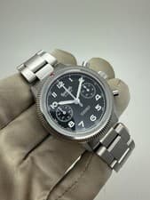 2022 Hanhart Chronograph Pioneer Black Dial 39mm Steel H701.210-7010 / 417ES B+P