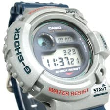 CASIO G-SHOCK FROGMAN DW-6300B-2 First Generation Watch Gray Blue Green Bulb Box