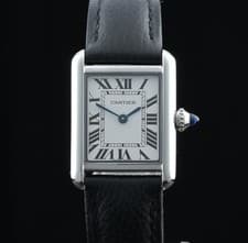 Cartier Must Large WSTA0041 White Roman 25mm Quartz Steel Watch