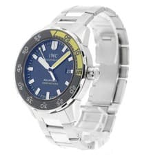 IWC AQUATIMER 2000 IW356801 44mm SS Black Dial Automatic Date #C434