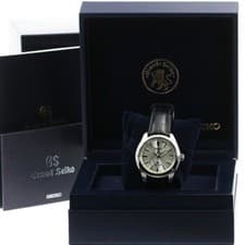 Grand Seiko SBGE005 Spring Drive GMT 9R66 Silver Dial Box Papers Japan