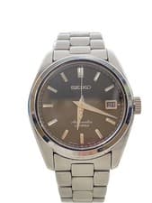 Seiko Automatic Watch Analog Stainless Steel Black Used