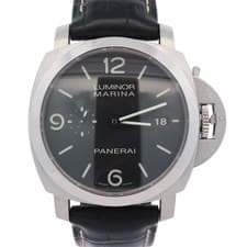 Panerai Luminor Stainless Steel 44mm Black Dial Watch Ref# PAM00312