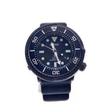 Used SEIKO◆Prospex Diver Scuba/Analog/Rubber/BLK/V147-0BG0/Belt rubbing