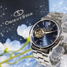 Excellent condition Orient Star Power Reserve Automatic Skeleton Watch Box H626