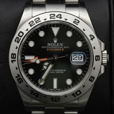 Rolex Explorer II 216570 Watch 42mm Black Dial BOX & PAPER