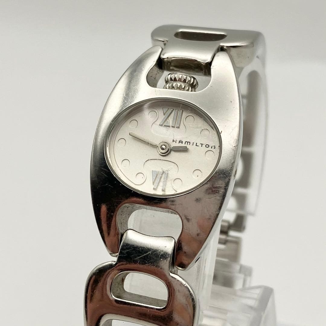 Used Working item Hamilton HAMILTON watch ladies silver quartz