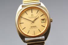 VINTAGE Omega Constellation Cal.1011 Gold Chronometer Automatic Men Watch JAPAN