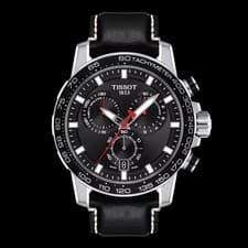 TISSOT Supersport Chrono T125.617.16.051.00 Quartz Black Dial Men's Watch 45.5mm