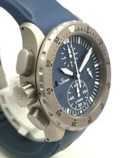 Sinn U1000 B EZM 6 Blue Limited Edition Tegimented Chronograph Diver Watch 44mm