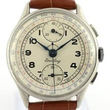 SPECIAL BREITLING CHRONOGRAPH CAL VALJOUX MANUAL WIND WORKING STEEL SWISS MADE