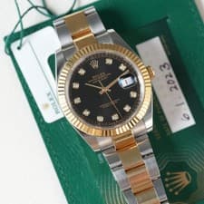 Rolex Datejust 126333 Gold and Silver Oyster Bracelet with Gold Bezel 2023