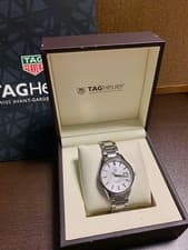 TAG Heuer Carrera Calibre 5 WAR211B.BA0782 Automatic Watch SS Silver Boxed