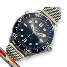 Omega Seamaster Diver 300M 210.30.42.20.03.002 Navy Blue Dial Stainless Steel M