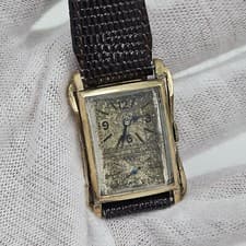 Vintage Antique White & Mcnaugh Mens Doctors Wristwatch Gallet & Co Swiss  Rare