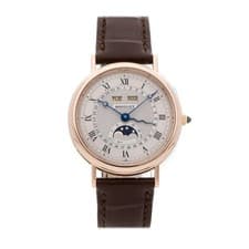 Breguet Serpentine Triple Calendar Moonphase Gold Auto 36mm Watch 3040BA/11/286