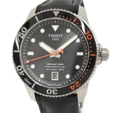 TISSOT Seastar Wilson Collaboration Watch Black Dial Automatic Used SKAI-0