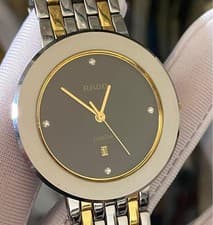 RADO Jubilee Quartz Wristwatch Silver Band 19cm Excellent Condition