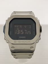 CASIO GM5600YM G-SHOCK Digital Silver Black Watch Near Mint JAPAN