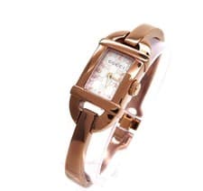 GUCCI 6800L Gold Bangle Watch - Excellent Condition Timepiece