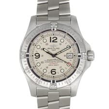 BREITLING WATCH A179G91PRS A17390 SUPEROCEAN STEELFISH SILVER AUTOMATIC SS MEN'S