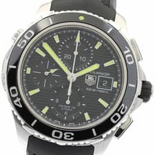 Defective TAG HEUER CAK2111 Aquaracer Chronograph Automatic Men s with Box and